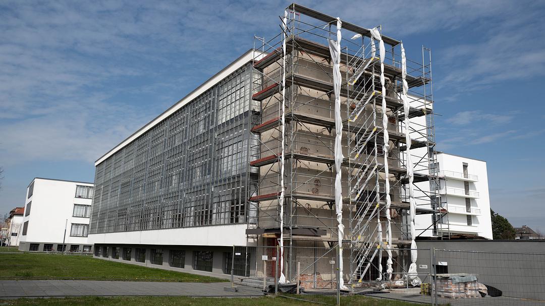 The most classic facade, under maintenance